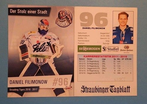 Del eishockey autogrammkarte - eishockey,