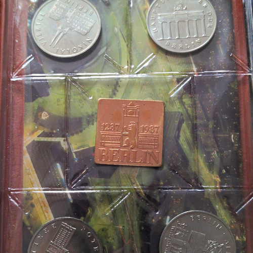 Ddr mark gedenkmünzen - 5, 1987