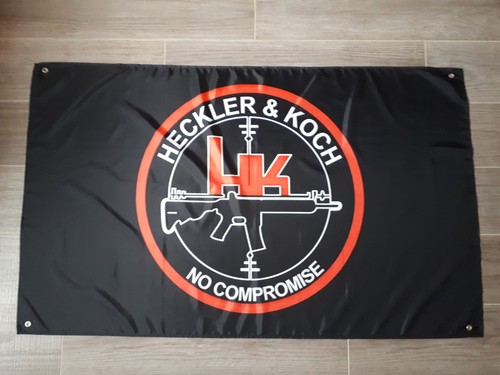Heckler koch fan fahne - heckler,