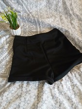 Damen stoffhose kurz - damen, schwarz