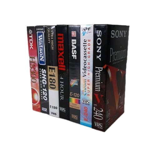 Vhs kassette leerkassette - 7x,
