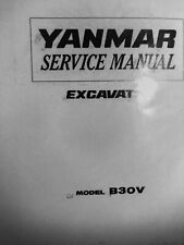 #249 Yanmar B30 V Werkstatthandbuch Service manual Schulungshandbuch