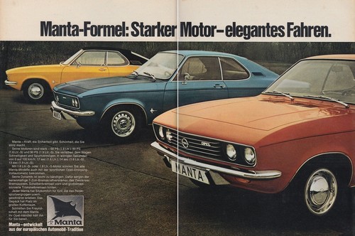 Opel manta reklame - opel,