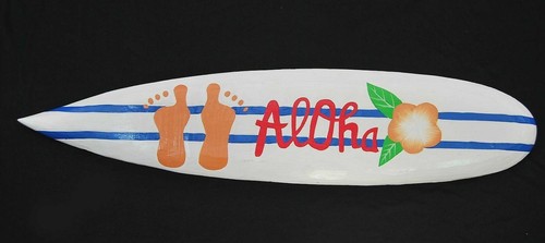 Aloha barfuss design schild - barfuss,