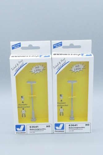 Viessmann bahnsteigleuchte - viessmann, 2x