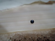 Echter Saphir rund facettiert Fasserstein Schmuck b241