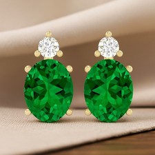 Kunstdiamanten Grown Smaragd &