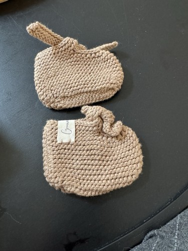 Greenmoon strickschuhe beige - strickschuhe,