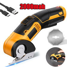 Kabellose Akku Elektrische Schere Schneiderschere für Stoff Karton Leder Teppich