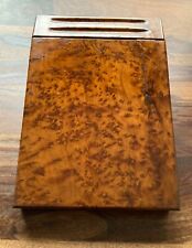 Edle Schreibschatulle / Büroschatulle mit Stifteablage Thuya Wurzelholz