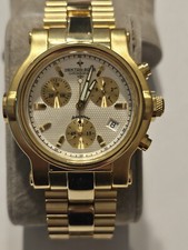 Herren Armbanduhr Newton-Sons Quarz vergoldet