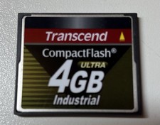Transcend CF Compact Flash Ultra Karte Industrial 4 GB Speicherkarte