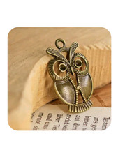 3 x Große Eulen Anhänger ♥