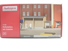 Auhagen 11427 HO Bausatz Trafostation Zubehör   unmontiert OVP ungeöffnet (95)