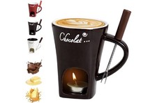 Fondue Becher Set Schokolade