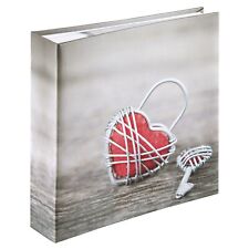 Hama Memo-Album Fotoalbum Rustico Metal Heart 22,5x22cm 200 Fotos Format 10x15cm