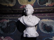 Büste Wolfgang Amadeus Mozart, gemarktet, 19,0 cm hoch aus Sammlungsauflösung
