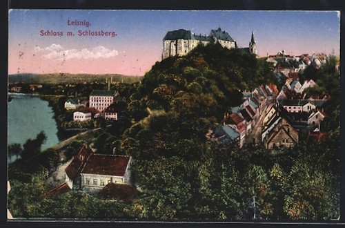 Ansichtskarte leisnig schloss - leisnig,,