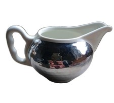 Großes Milchkännchen Thermisol & Fürstenberg super Zustand Porzellan Silber 