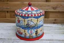 Blechdose, Spieluhr, Musik Karussell (defekt), Lebkuchen Schmidt, Beleuchtung