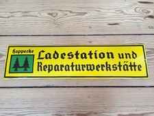 Altes Emailschild "hoppecke