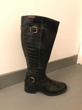 spanische Leder Reitstiefel