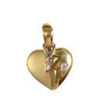 Herz Anhänger aus 333er