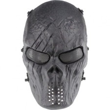 blutige Totenkopfmaske schwarz