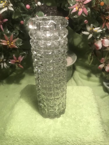 Kleine art glasvase - op,
