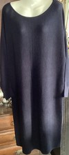 S. OLIVER, super STRICKKLEID,  MIDIKLEID in RIPPSTRICK, dunkelblau  40, NEU !!