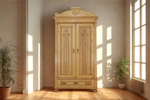 Traumhafter jugendstil schrank - traumhafter, jugendstil-schrank