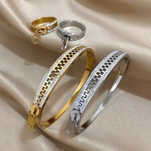Edelstahl damen schmuck - 💎,