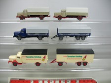 4x Wiking H0 1:87 LKW