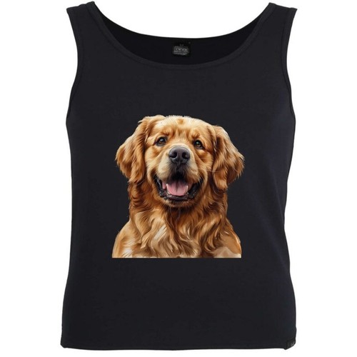 Tank top golden retriever - tank,