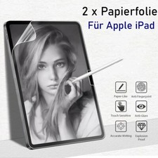 2x Papierfolie iPad 9/10 Air 3/4/5/6 Pro 11 13 Zoll like paper Schutzfolie