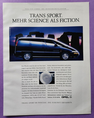 Opel pontiac trans - opel,