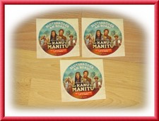 Das Kanu des Manitu Aufkleber 3 Stück Sticker Neu cc