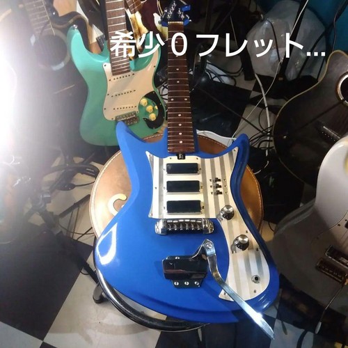 Teisco gitarre blau 3 - blau,