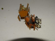 H0 - Pferdefuhrwerk - mit Bauer