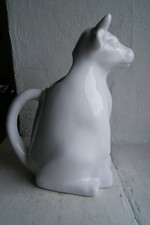 Kanne , Keramik, weiß