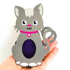 Tier Katzen Box Stencil