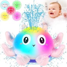 Badespielzeug Baby Badewannenspielzeug Wasserspielzeug mit LED-Licht, Rosa