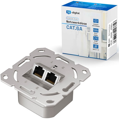 Cat6a netzwerkdose 500mhz - cat6a,