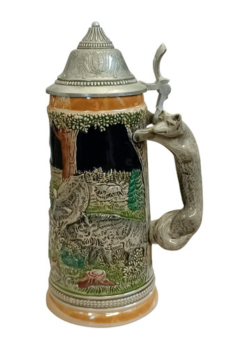 Vintage gerz jäger bierkrug - gerz,
