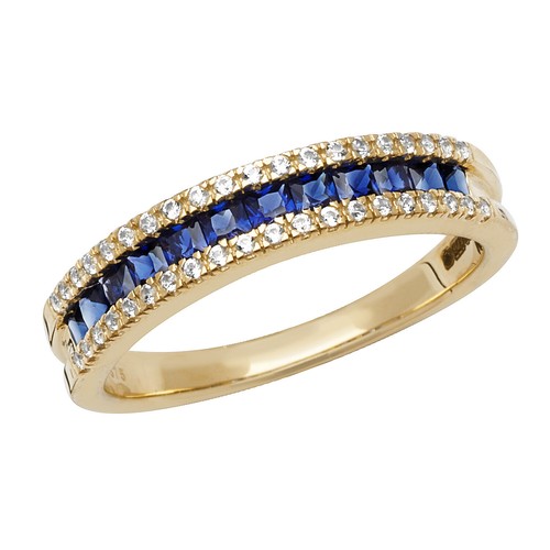 Eleganter karat gelb - 9,