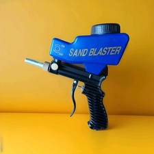 Druckluft Sandstrahlpistole Sandstrahler 600 ml-Tank, Sandblaster Sandstrahlen