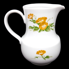 Kahla Milchkännchen Kännchen Vintage Porzellan DDR Milchkanne 10 cm Floral Dekor