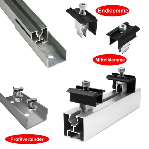 Alu profilverbinder solar - alu,