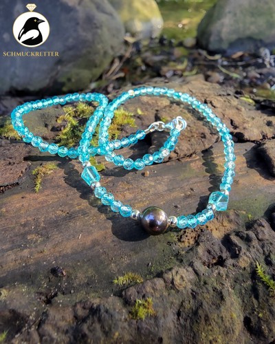Tahitiperlen collier mit - tahitiperlen-collier,