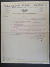 (1169) Offerte / Angebot Wisa-Gloria-Werke, Kinderwagenfabrik Lenzburg 